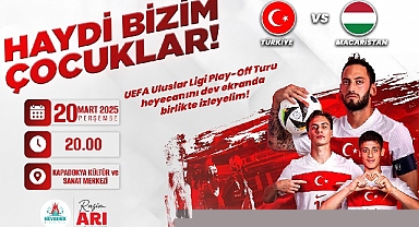 Milli Takımımızın Play-Off Maçı Dev Ekranda İzlenecek