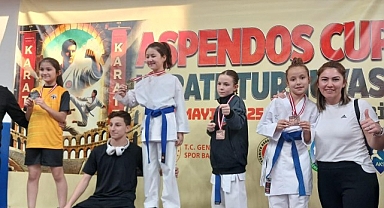 Aliağalı Karateciler Aspendos Cup Karate Turnavası’nda