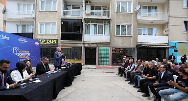 Başkan Taban Osmaniye Mahallesi sakinleriyle buluştu