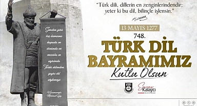 Belediye Başkanı Savaş Kalaycı’nın Türk Dil Bayramı ve Yunus Emre’yi Anma Etkinlikleri Mesajı