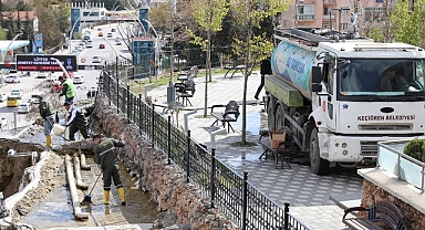 Büyük Keçiören Şelalesi’nde temizlik