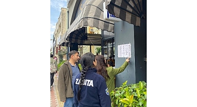 Zabıtadan pastane ve kafelerde denetim