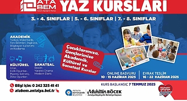 ATABEM yaz kurslarına kayıtlar başladı