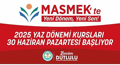 MASMEK’te Yaz Dönemi Kursları Başlıyor