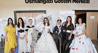 Osmangazi’de öğrenciler atık toplamak için yarıştı