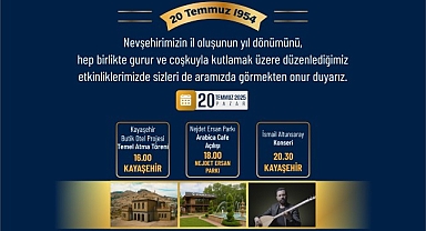 Nevşehir’in 71. Yıl Dönümü Çeşitli Etkinlik ve Açılışlarla Kutlanacak