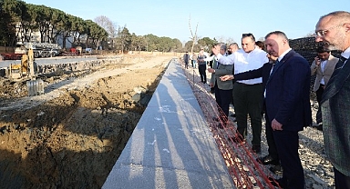 Tünel segmentleri İzmit’teki ana üretim alanına geldi