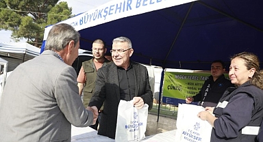 Başkan Çerçioğlu, Ata Tohumlarından Üretilen Fideleri Köşk’te Vatandaşlarla Buluşturdu